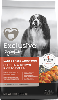 Large Breed Dog Food Package